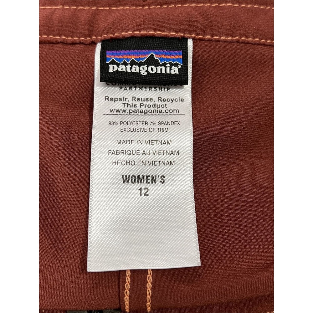 Patagonia Women's Sz 12 UNLINED Wavefarer Board Shorts SURF/SWIM/HIKE Colorblock - Picture 6 of 6